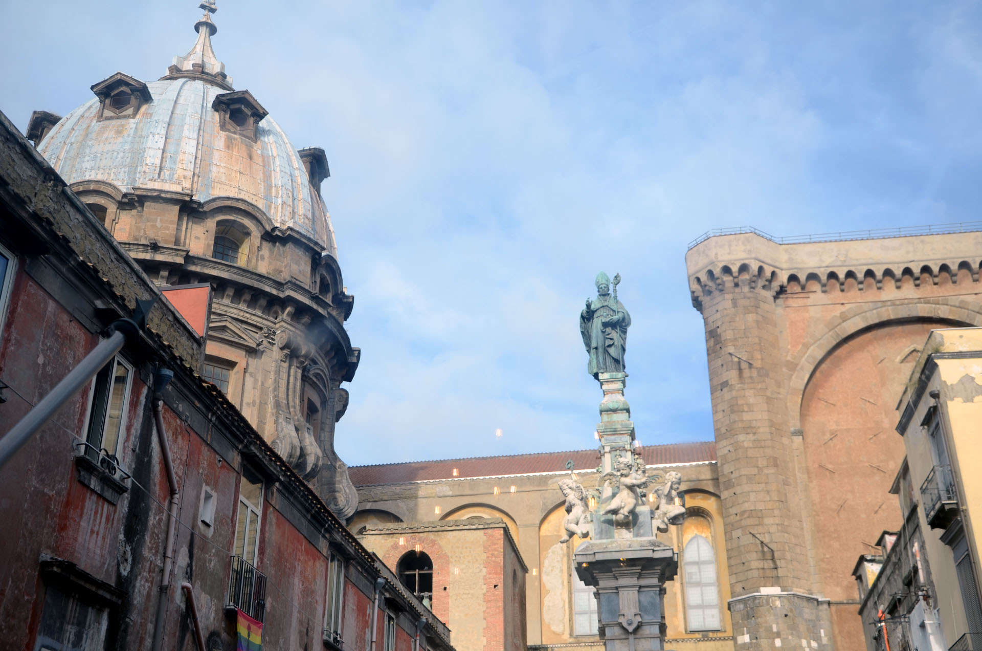 San Gennaro Statue  & Naples Cathedral